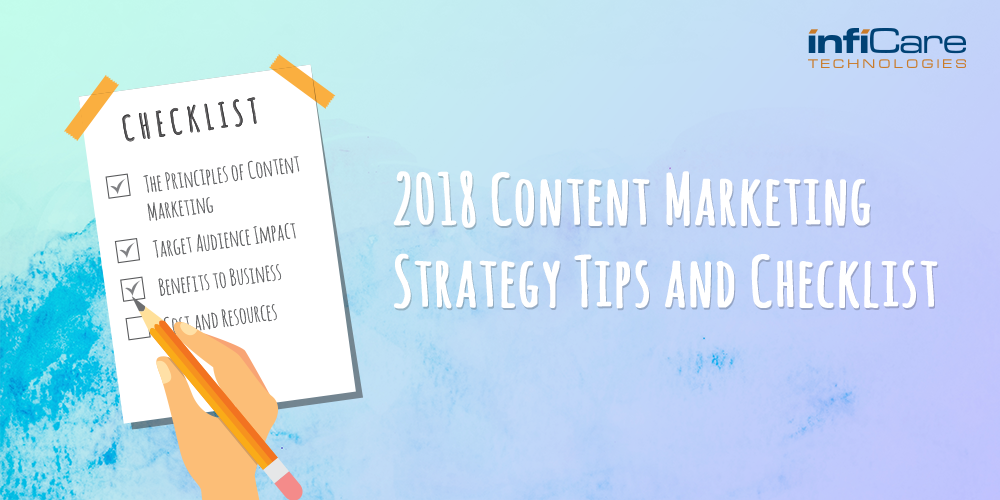 2018 Content Marketing Strategy Tips and Checklist